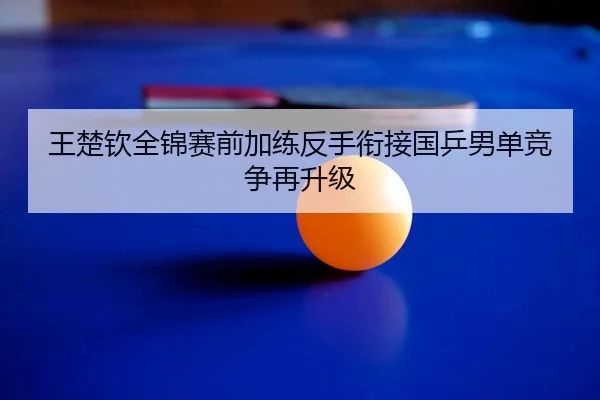 王楚钦全锦赛前加练反手衔接国乒男单竞争再升级